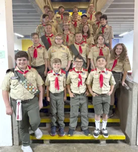 Scouts of America Troop 2012 celebrates achievement, advancement and leadership at Court of Honor